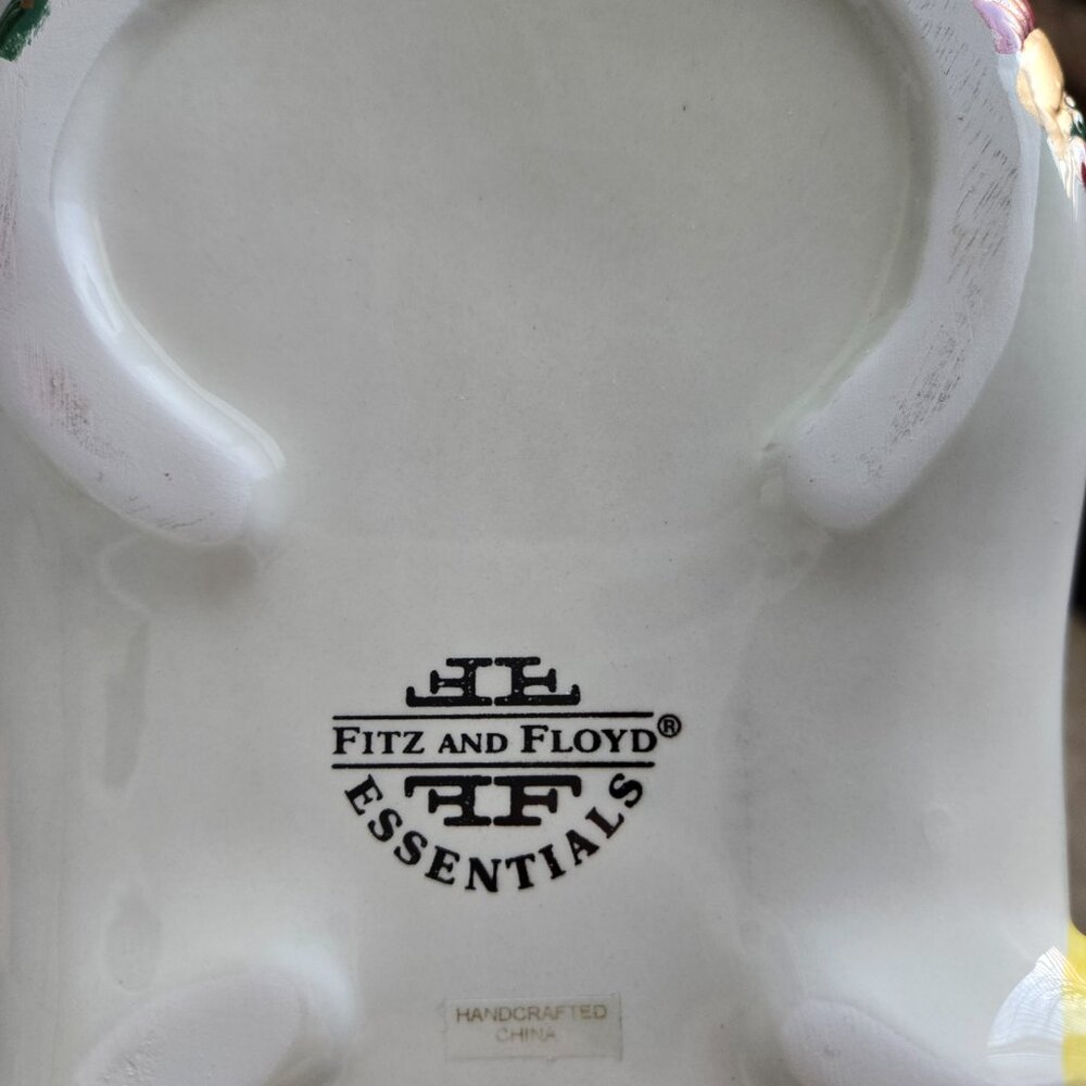 Vintage Fitz and Floyd Toyland Santa Cookie Jar - Picture 9 of 10
